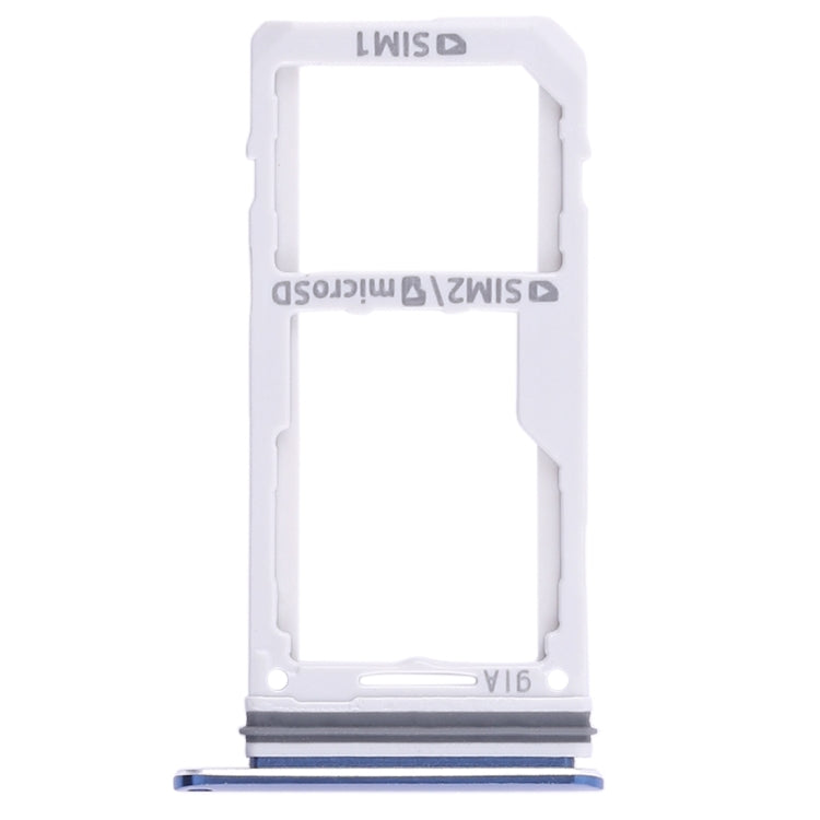 For Galaxy Note 8 2 SIM Card Tray / Micro SD Card Tray (Blue)