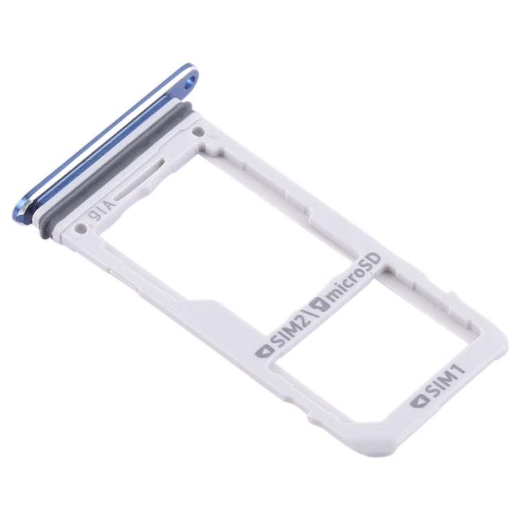 For Galaxy Note 8 2 SIM Card Tray / Micro SD Card Tray (Blue)