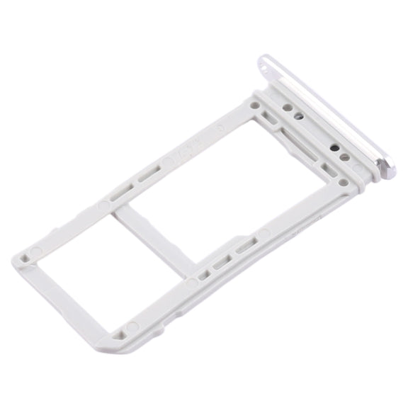 For Galaxy Note 8 2 SIM Card Tray / Micro SD Card Tray (Silver)