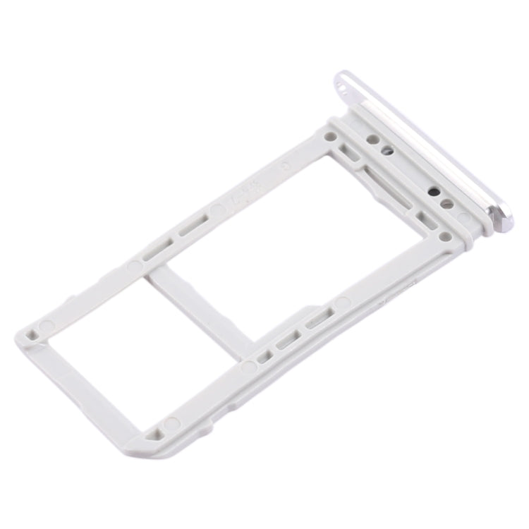 For Galaxy Note 8 2 SIM Card Tray / Micro SD Card Tray (Silver)