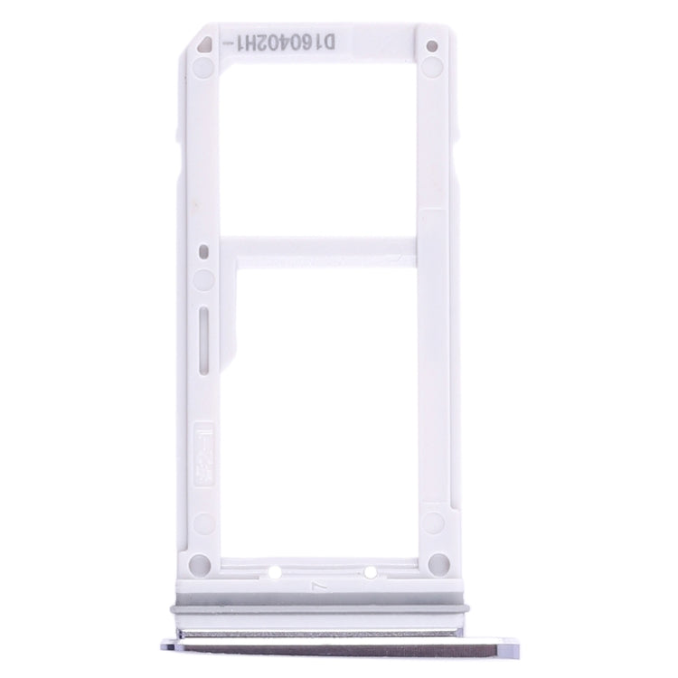 For Galaxy S7 2 SIM Card Tray / Micro SD Card Tray (Black)