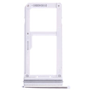 For Galaxy S7 2 SIM Card Tray / Micro SD Card Tray (White)