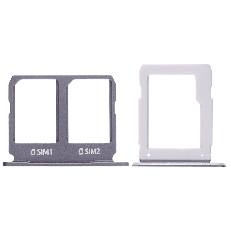 For Galaxy A9100 / A9 (2016) 2 SIM Card Tray + Micro SD Card Tray (Black)