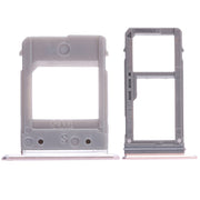 For Galaxy A520 / A720 2 SIM Card Tray + Micro SD Card Tray (Pink)