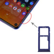 For Samsung Galaxy A60 SIM Card Tray + SIM Card Tray / Micro SD Card Tray (Blue) - free shipping - PMc TechLife - Order now!