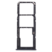 For Samsung Galaxy A30s SIM Card Tray + SIM Card Tray + Micro SD Card Tray (Black)
