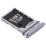 For Samsung Galaxy A80 SIM Card Tray + SIM Card Tray (Silver)