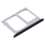 For Samsung Galaxy Tab S5e SM-T725 SIM Card Tray + Micro SD Card Tray (Black)