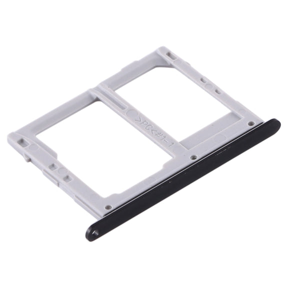 For Samsung Galaxy Tab S5e SM-T725 SIM Card Tray + Micro SD Card Tray (Black)