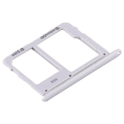 For Samsung Galaxy Tab S5e SM-T725 SIM Card Tray + Micro SD Card Tray (Silver)