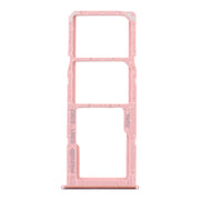 For Samsung Galaxy A71 SIM Card Tray + SIM Card Tray + Micro SD Card Tray (Pink)