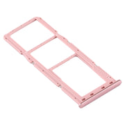 For Samsung Galaxy A71 SIM Card Tray + SIM Card Tray + Micro SD Card Tray (Pink)