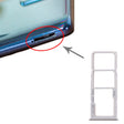 For Samsung Galaxy A71 SIM Card Tray + SIM Card Tray + Micro SD Card Tray (Silver) - free shipping - PMc TechLife - Order now!