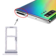 For Samsung Galaxy Note10+ SIM Card Tray + SIM Card Tray / Micro SD Card Tray (White) - free shipping - PMc TechLife - Order now!