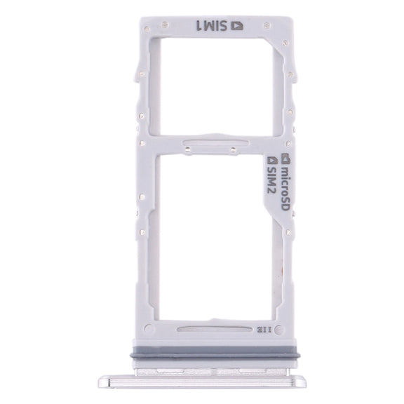 For Samsung Galaxy Note10+ SIM Card Tray + SIM Card Tray / Micro SD Card Tray (White)