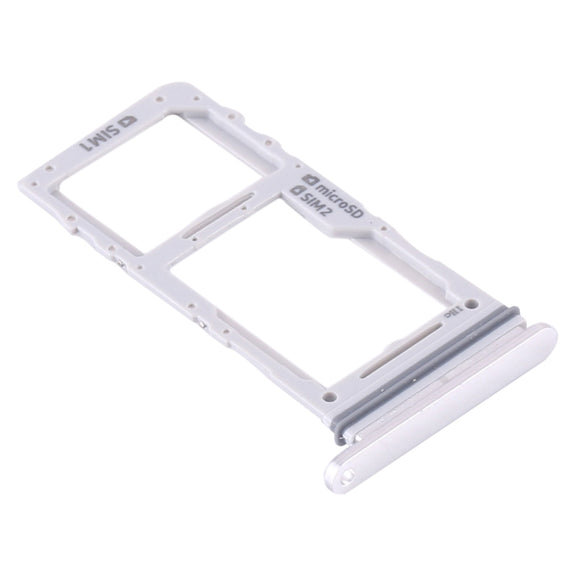 For Samsung Galaxy Note10+ SIM Card Tray + SIM Card Tray / Micro SD Card Tray (White)