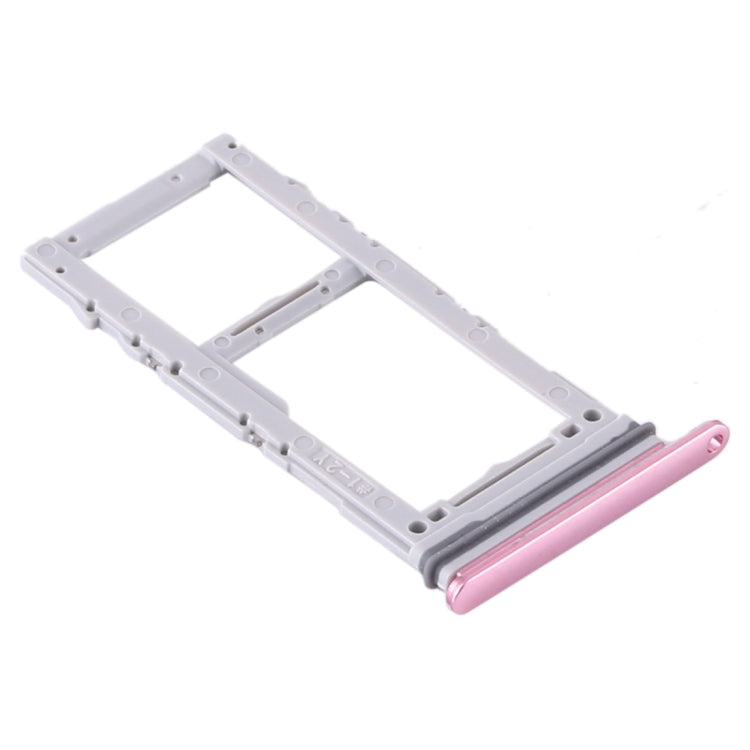 For Samsung Galaxy S20+ / Galaxy S20 Ultra SIM Card Tray + SIM Card Tray / Micro SD Card Tray (Pink)