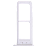 For Galaxy S6 Edge plus / S6 Edge+ 2 SIM Card Tray (Silver)