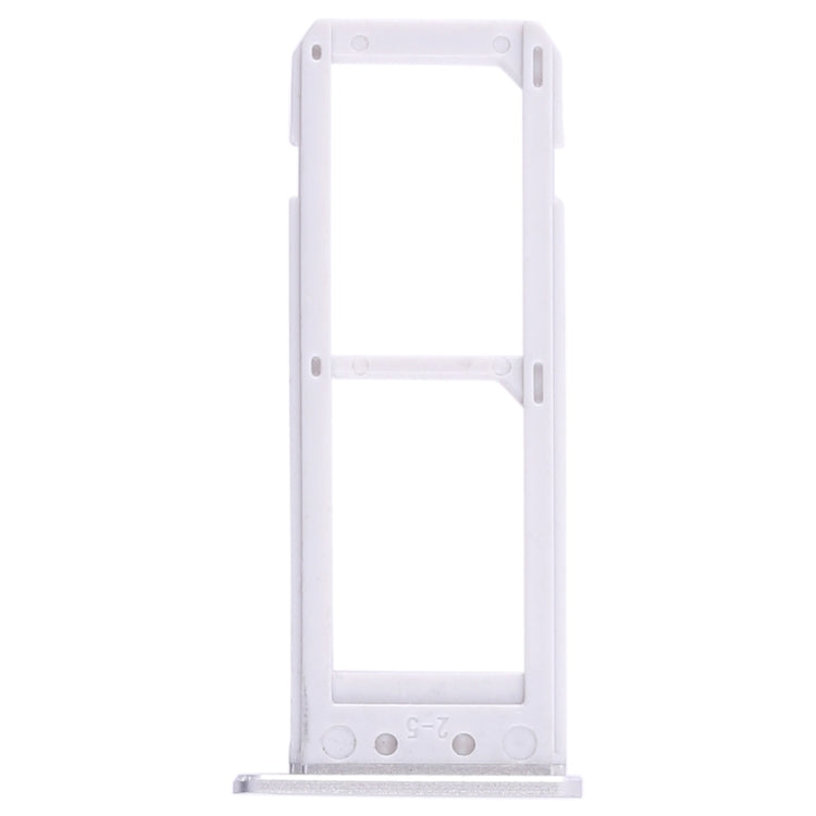 For Galaxy S6 Edge plus / S6 Edge+ 2 SIM Card Tray (Silver)