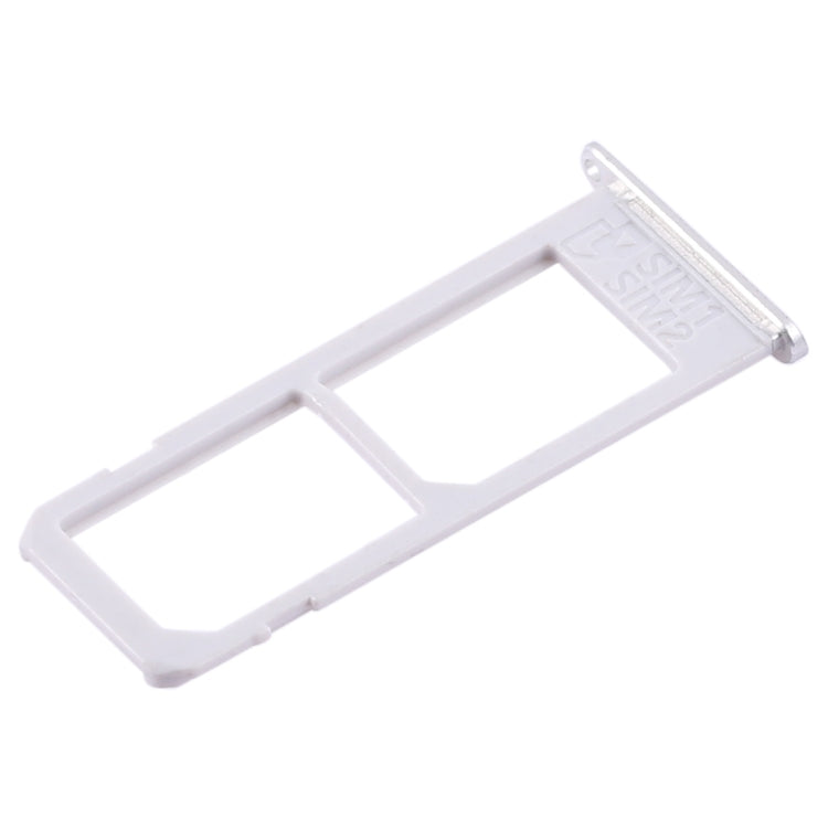 For Galaxy S6 Edge plus / S6 Edge+ 2 SIM Card Tray (Silver)