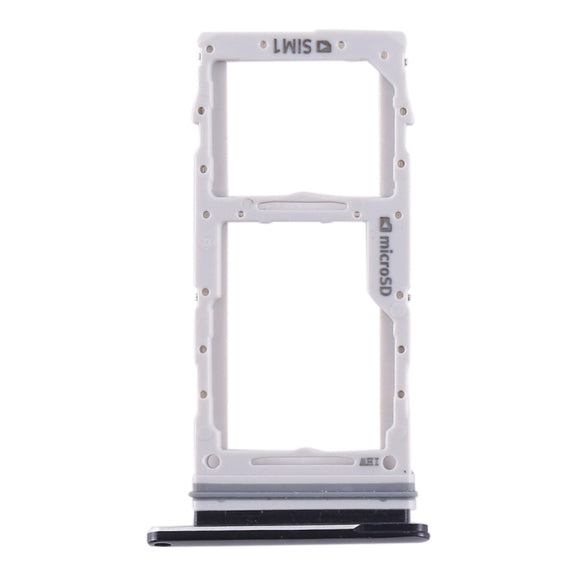 For Samsung Galaxy S20 SIM Card Tray + SIM Card Tray / Micro SD Card Tray (Black)