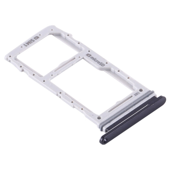 For Samsung Galaxy S20 SIM Card Tray + SIM Card Tray / Micro SD Card Tray (Black)