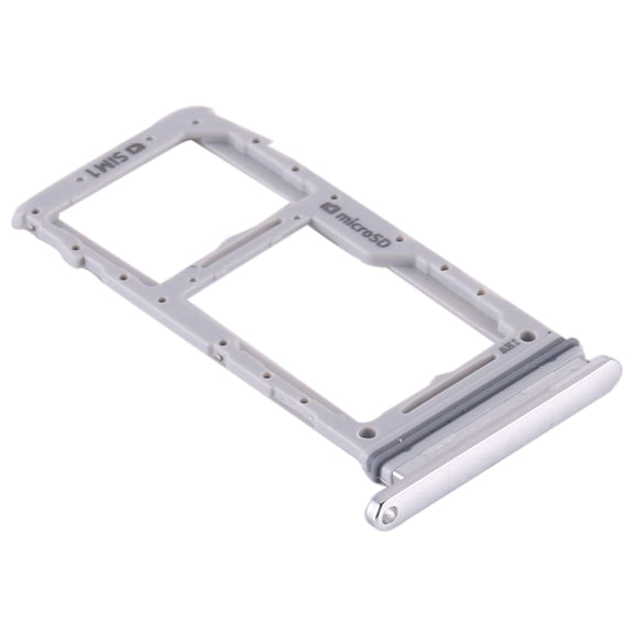 For Samsung Galaxy S20 SIM Card Tray + SIM Card Tray / Micro SD Card Tray (White)
