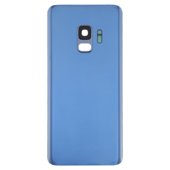 For Galaxy S9 Battery Back Cover with Camera Lens (Blue)