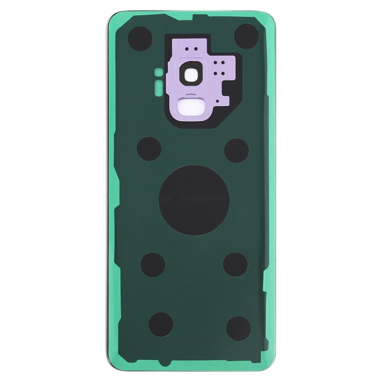 For Galaxy S9 Battery Back Cover with Camera Lens (Purple)