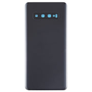 For Galaxy S10+ Battery Back Cover with Camera Lens (Black)