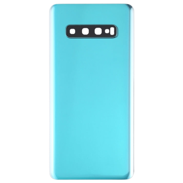 For Galaxy S10+ Battery Back Cover with Camera Lens (Green)