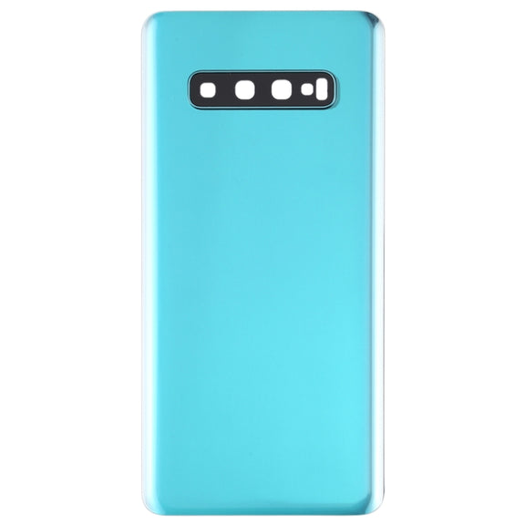 For Galaxy S10+ Battery Back Cover with Camera Lens (Green)