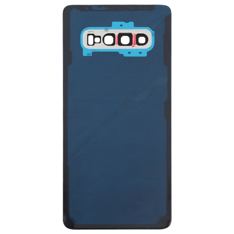 For Galaxy S10+ Battery Back Cover with Camera Lens (White)