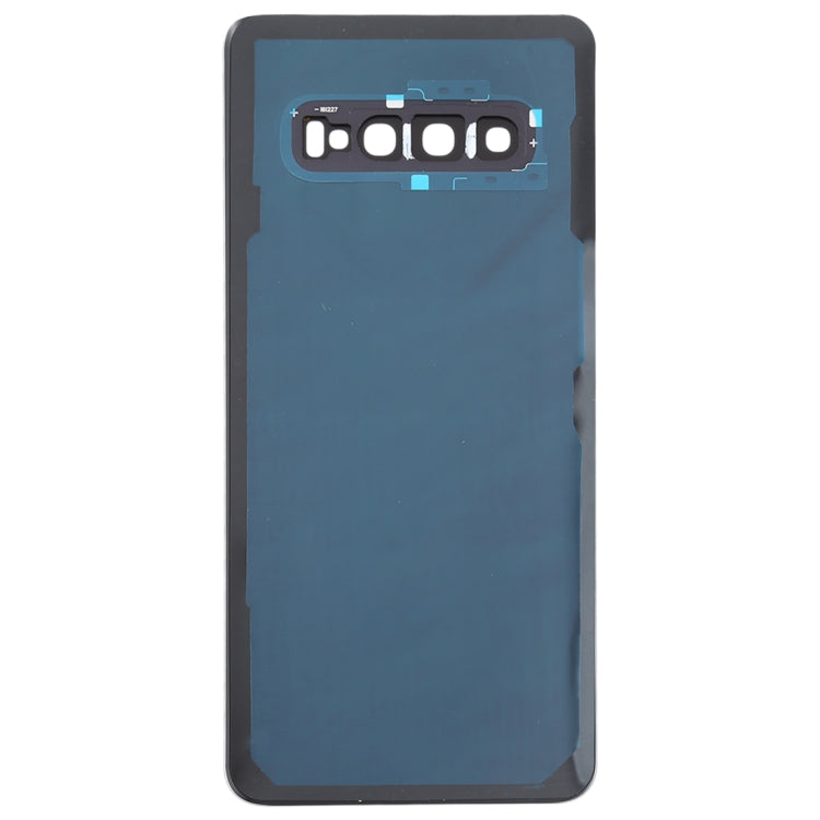 For Galaxy S10 Battery Back Cover with Camera Lens (Black)