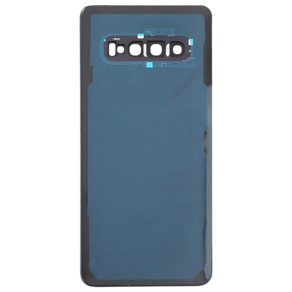 For Galaxy S10 Battery Back Cover with Camera Lens (Black)