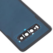 For Galaxy S10 Battery Back Cover with Camera Lens (Black)