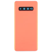 For Galaxy S10 Battery Back Cover with Camera Lens (Pink)