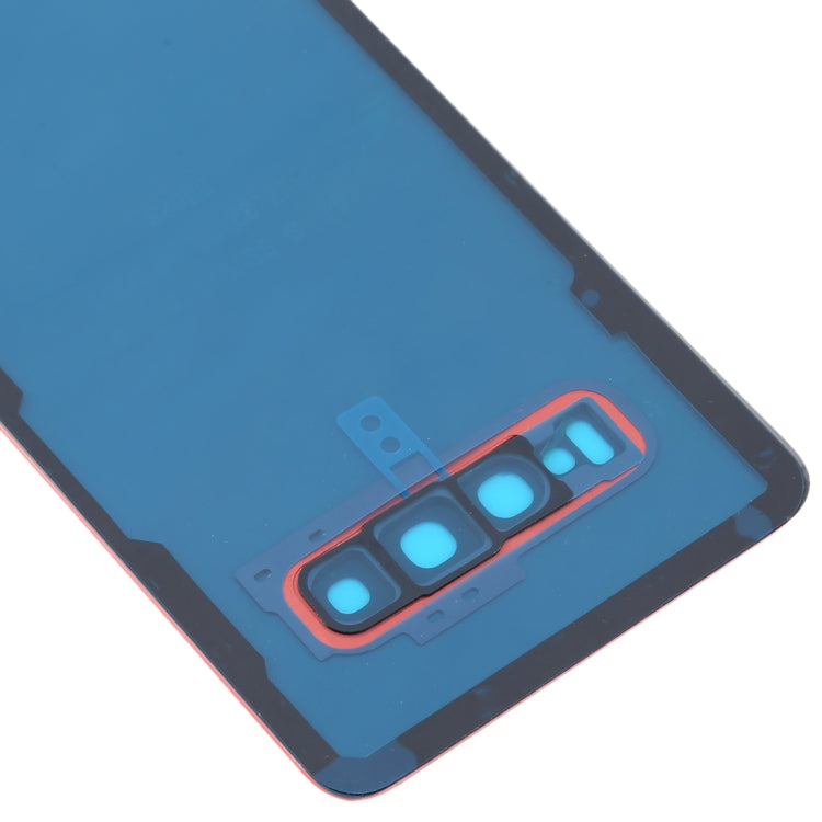 For Galaxy S10 Battery Back Cover with Camera Lens (Pink)