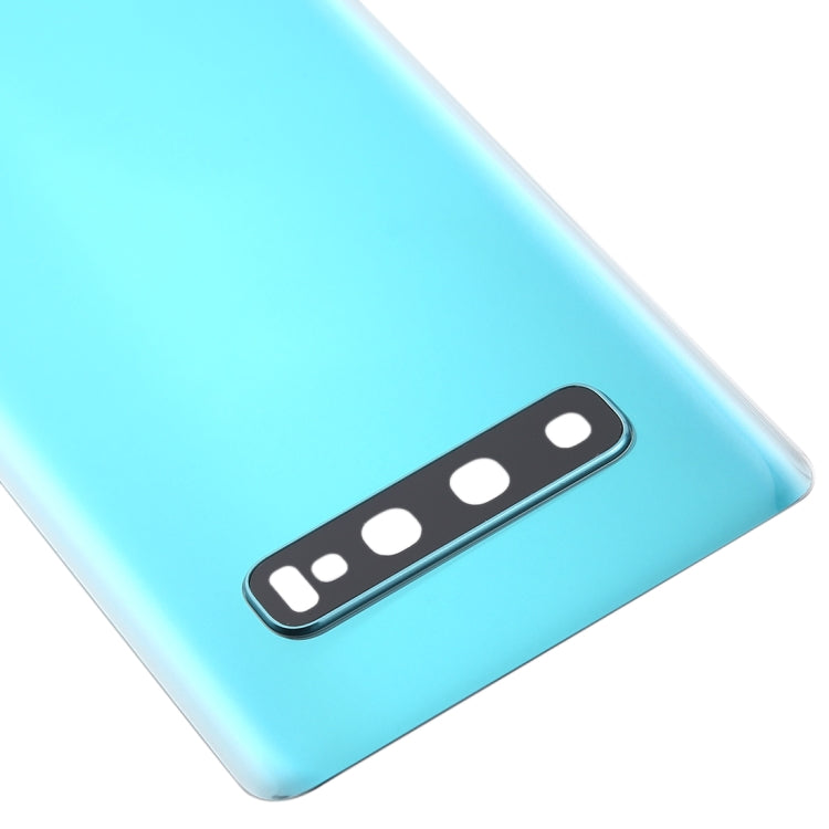 For Galaxy S10 Battery Back Cover with Camera Lens (Green)