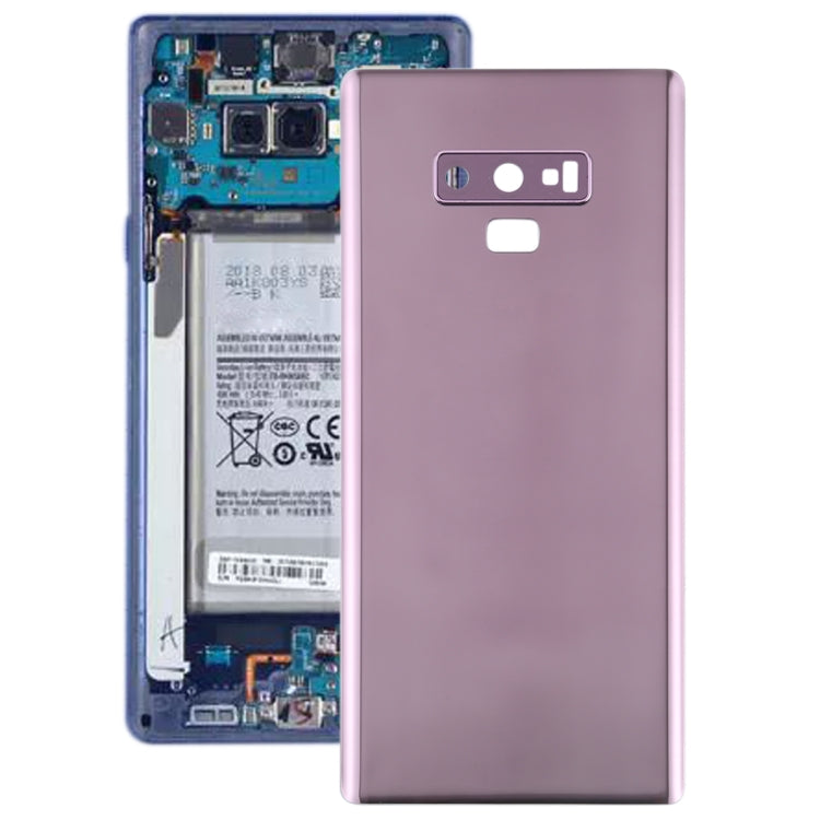 For Galaxy Note9 Battery Back Cover with Camera Lens (Purple)