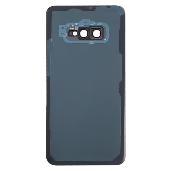 For Galaxy S10e Battery Back Cover with Camera Lens (Black)