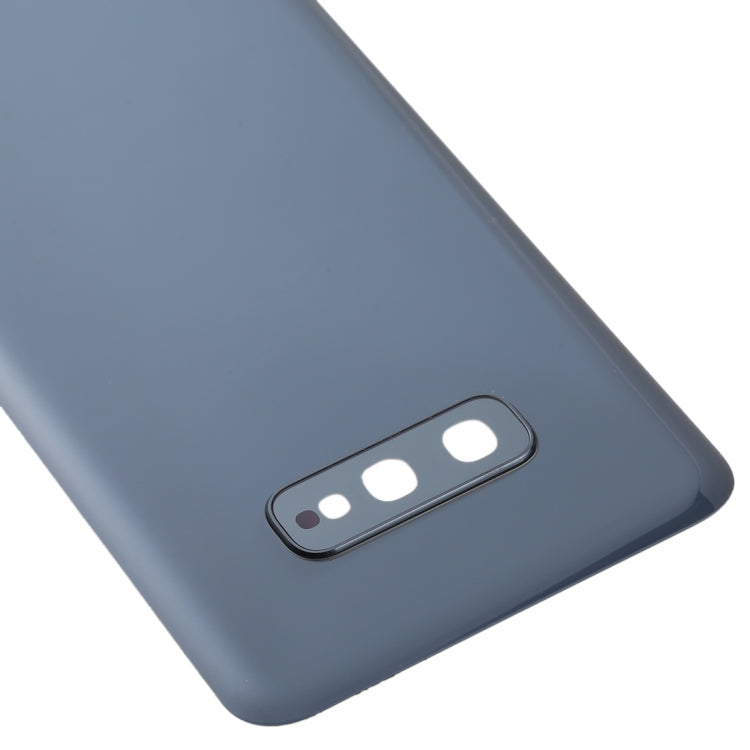 For Galaxy S10e Battery Back Cover with Camera Lens (Black)