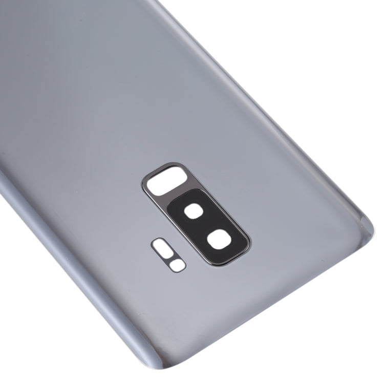 For Galaxy S9+ Battery Back Cover with Camera Lens (Grey)