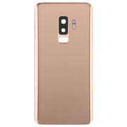 For Galaxy S9+ Battery Back Cover with Camera Lens (Gold)