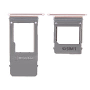 For Galaxy A5 (2017) / A520 & A7 (2017) / A720 SIM Card Tray + Micro SD Card Tray, Single Card (Pink)