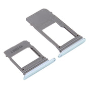 For Galaxy A5 (2017) / A520 & A7 (2017) / A720 SIM Card Tray + Micro SD Card Tray, Single Card (Blue)