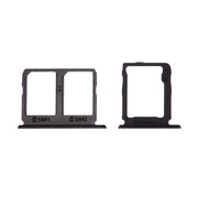 For Galaxy C9 Pro / C9000 SIM Card Tray + Micro SD Card Tray (Black)