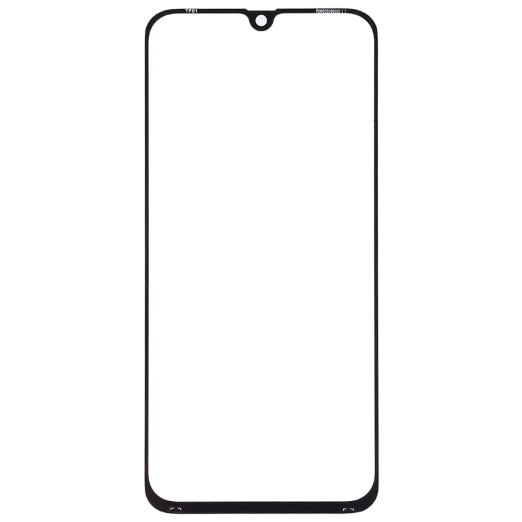 For Galaxy A40 Front Screen Outer Glass Lens (Black)