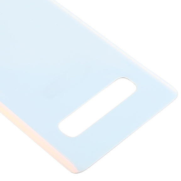 For Galaxy S10 Battery Back Cover (White)
