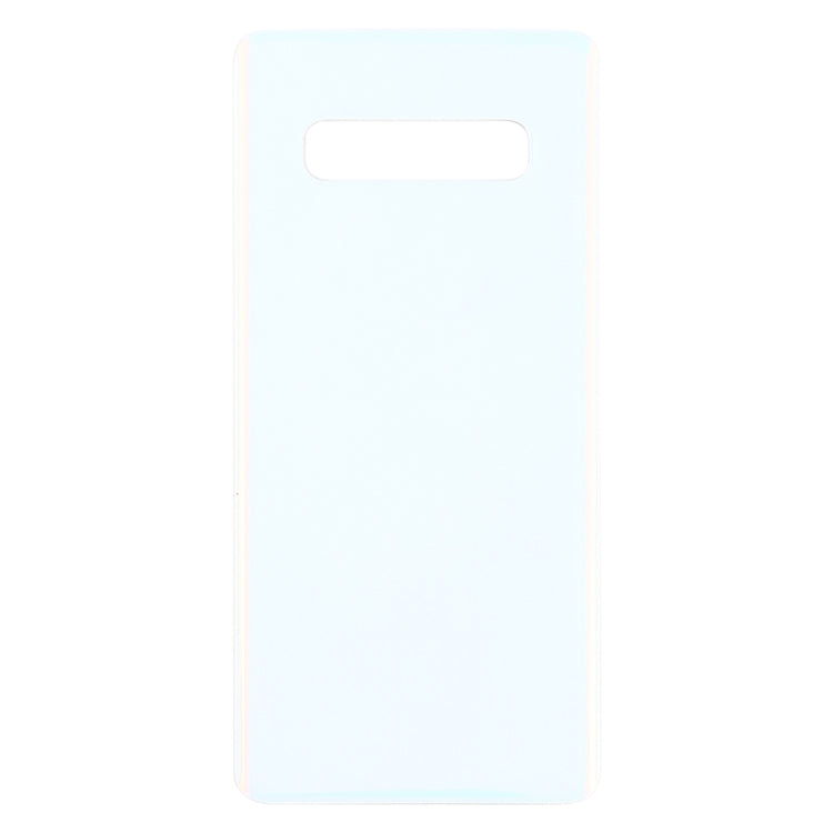 For Galaxy S10+ Battery Back Cover (White)